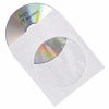 Picture of Verbatim CD/DVD Paper Sleeves-with Clear Window 100pk