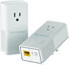 Picture of NETGEAR PowerLINE 1200 Mbps, 1 Gigabit Port with Pass-Through, Extra Outlet (PLP1200-100PAS),Pale Gray