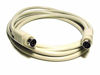 Picture of Monoprice 25-Feet PS/2 MDIN-6 Male to Male Cable (102538), White