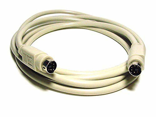 Picture of Monoprice 25-Feet PS/2 MDIN-6 Male to Male Cable (102538), White