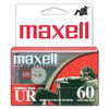 Picture of Maxell 109024 60 Minute Storage Capacity Normal Bias Type Flat Packs 2 Pack Cassettes