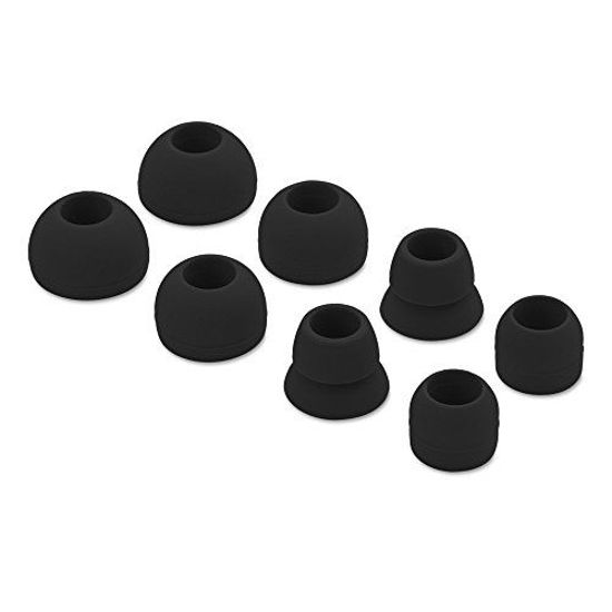 GetUSCart 8pcs Black Replacement Eartips Earbuds Eargels for