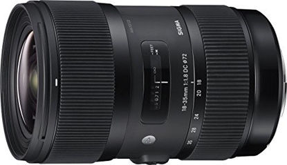 Picture of Sigma 18-35mm F1.8 Art DC HSM Lens for Canon, Black (210101)