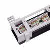 Picture of NavePoint 12-Port Cat6 UTP Unsheilded Mini Patch Panel with Wallmount Bracket Included Black