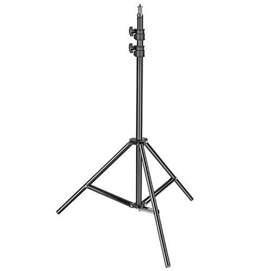 Neewer Heavy Duty Light Stand, 3-6.5 Feet/92-200 Centimeters Adjustable Photographic Stand Sturdy Tripod for Reflectors, Softboxes, Lights, Umbrellas