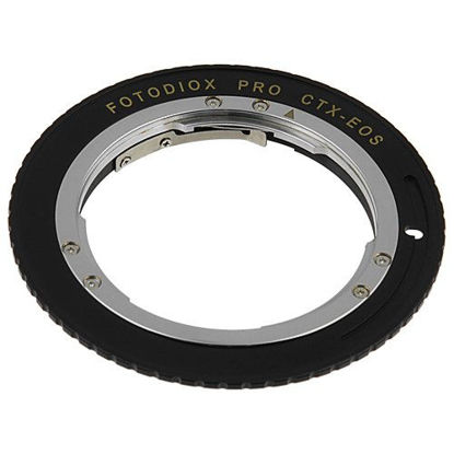 Picture of Fotodiox Pro Lens Mount Adapter -- Zeiss Contax/Yashica (c/y) Lens to Canon EOS Camera, for Canon EOS 1D, 1DS, Mark II, III, IV, 1DC, 1DX, D30, D60, 10D, 20D, 20DA, 30D, 40D, 50D, 60D, 60DA, 5D, Mark II, Mark III, 7D, Rebel XT, XTi, XSi, T1, T1i, T2i, T3,