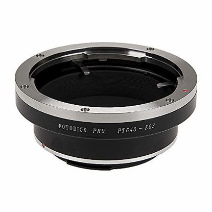Picture of Fotodiox Pro Lens Mount Adapter, Pentax 645 Lens to Canon EOS Camera Mount Adapter, for Canon EOS 1D, 1DS, Mark II, III, IV, 1DC, 1DX, D30, D60, 10D, 20D, 20DA, 30D, 40D, 50D, 60D, 60DA, 5D, Mark II, Mark III, 7D, Rebel XT, XTi, XSi, T1, T1i, T2i, T3, T3i
