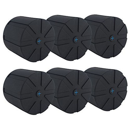 Picture of KUVRD - Universal Lens Cap, Version 1 - Fits 99% DSLR Lenses, Element Proof, Lifetime Coverage, 6-Pack