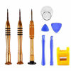 Picture of Screwdriver Set Kit for Apple iPhone 8 8 Plus 7 7 Plus 6S 6 Plus SE 5S 5 5C 4S Screwdirver Set 1.5mm Phillips,0.8mm Star Pentalobe Screwdriver,Y 0.6mm Tri-Point Triwing iPhone X 7 8 Repair Tool Kit