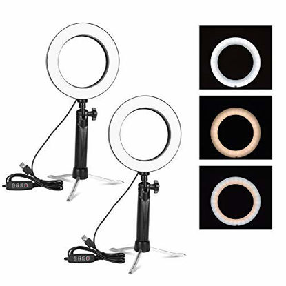 EMART 60 LED Continuous Portable Photography Lighting Kit for Table Top  Photo Video Studio Light Lamp with Color Filters - 2 Packs