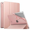 Picture of MoKo Case Fit New iPad 8th Generation 10.2" 2020 / iPad 7th Gen 2019, iPad 10.2 Case with Stand, Soft TPU Translucent Frosted Back Cover Slim Shell for iPad 10.2 inch, Auto Wake/Sleep,Rose Gold