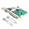 Picture of PCIe Combo Serial Parallel Expansion Card PCI Express to Printer LPT Port RS232 Com Port Adapter IEEE 1284 Controller Card WCH382 Chip for Desktop PC Windows 10 with Low Bracket