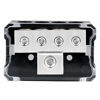 Picture of Power Distribution Block 4 Way, 0 2 4 AWG Gauge in / 4 8 10 Gauge Out, Car Audio Stereo Amp Distribution Connecting Block for Car Audio Splitter 2 pcs (1 in 4 Out)