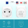 Picture of European to USA Plug Adapter, ANKCE Europe to USA Travel Plug Converter, American Outlet Plug Adapter, EU to US Adapter, [2 Packs]