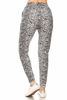 Picture of Leggings Depot JGA-S698-L Snake Skin Printed Jogger Pants w/Pockets, Large