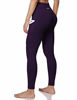 Picture of ODODOS Women's High Waisted Yoga Leggings with Pocket, Workout Sports Running Athletic Leggings with Pocket, Full-Length, DeepPurple,X-Large