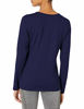 Picture of Hanes Women's Long Sleeve Tee, Hanes Navy, Medium