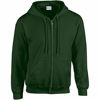 Picture of Gildan mens Heavy Blend 8 oz. 50/50 Full-Zip Hood(G186)-FOREST GREEN-L