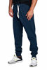 Picture of ProGo Men's Casual Jogger Sweatpants Basic Fleece Marled Jogger Pant Elastic Waist (X-Large, Navy)