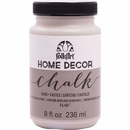 Picture of FolkArt Home Decor Chalk Furniture & Craft Paint in Assorted Colors, 8 ounce, Castle