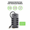 Picture of Belkin 12-Outlet Pivot-Plug Power Strip Surge Protector, 8ft Cord(4,320 Joules)