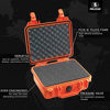 Picture of Pelican 1200 Camera Case With Foam (Orange)