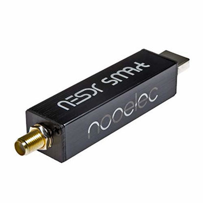 Picture of Nooelec NESDR Smart v4 SDR - Premium RTL-SDR w/ Aluminum Enclosure, 0.5PPM TCXO, SMA Input. RTL2832U & R820T2-Based Software Defined Radio