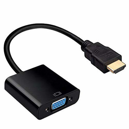 Picture of Rankie 1080P Active HDTV HDMI to VGA Adapter (Male to Female) Converter with Audio for PC, Monitor, Projector, HDTV, Xbox and more