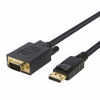 Picture of Displayport to VGA Cable 6ft, CableCreation DP to VGA Cable Gold Plated, Standard DP Male to VGA Male Cable Black Color