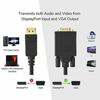 Picture of Displayport to VGA Cable 6ft, CableCreation DP to VGA Cable Gold Plated, Standard DP Male to VGA Male Cable Black Color