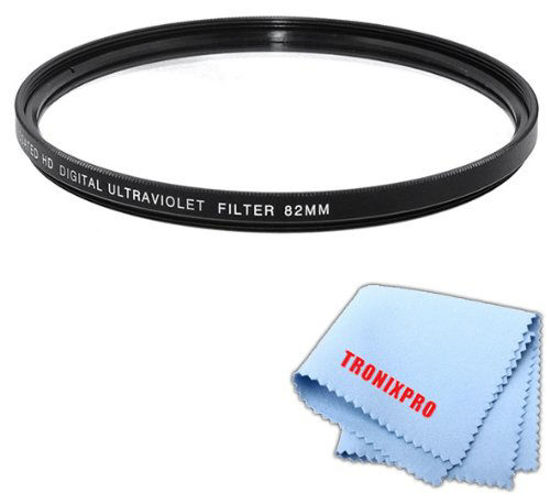 Picture of Tronixpro 82mm Pro Series High Resolution Digital Ultraviolet UV Protection Filter + Tronixpro Microfiber Cloth