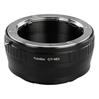 Picture of Fotodiox Lens Mount Adapter Compatible with Contax/Yashica Lenses to Sony E-Mount Cameras