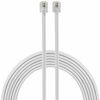 Picture of Power Gear Telephone Line Cord, 100 Feet, Phone Cord, Modular Jack Ends, Works for Phone, Modem or Fax Machine, for Use in Home or Office, White, 27638