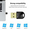 Picture of Techkey USB Bluetooth 4.0 Adapter Dongle for PC Laptop Computer Desktop Stereo Music, Skype Call, Keyboard, Mouse, Support All Windows 10 8.1 8 7 XP Vista