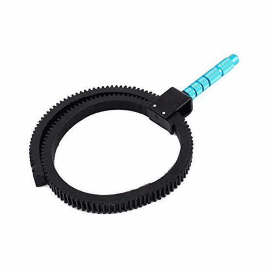 Picture of Acouto Follow Focus Levers, Adjustable Manual Flexible Gear Ring Belt for DSLR Camera Follow Focus Zoom Lens Global Engineering Standard 0.8