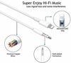 Picture of [Apple MFi Certified] iPhone Aux Cord for Car, Veetone Lightning to 3.5 mm Headphone Jack Adapter Male Aux Stereo Audio Cable Compatible with iPhone SE/11/11 Pro/XS/XR/X 8 7 iPad/iPod (3.3FT White)