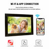 Picture of AEEZO WiFi Digital Picture Frame, IPS Touch Screen Smart Cloud Photo Frame with 16GB Storage, Easy Setup to Share Photos or Videos via Free Frameo APP, Auto-Rotate, Wall Mountable (9 inch Black)