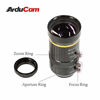 Picture of Arducam 8-50mm C-Mount Zoom Lens for IMX477 Raspberry Pi HQ Camera, with C-CS Adapter