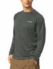 Picture of BALEAF Men's UPF 50+ Sun Protection Shirts Long Sleeve Dri Fit SPF T-Shirts Lightweight Fishing Hiking Running Deep Gray Size XXXL