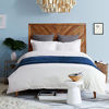 Picture of Bedsure Fleece Blanket Throw Size Navy Lightweight Super Soft Cozy Luxury Bed Blanket Microfiber