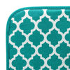 Picture of S&T INC. Absorbent, Reversible Microfiber Dish Drying Mat for Kitchen, 16 Inch x 18 Inch, Teal Trellis