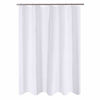 Picture of N&Y HOME Fabric Shower Curtain Liner 60 x 72 inches Bath Stall Size, Hotel Quality, Washable, Water Repellent, White Bathroom Curtains with Grommets, 60x72