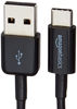 Picture of Amazon Basics USB Type-C to USB-A 2.0 Male Charger Cable, 3 Feet (0.9 Meters), Black