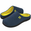 Picture of RockDove Men's Original Two-Tone Memory Foam Slipper, Size 9-10 US Men, Blue/Maize