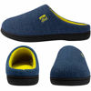 Picture of RockDove Men's Original Two-Tone Memory Foam Slipper, Size 9-10 US Men, Blue/Maize