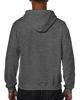 Picture of Gildan Men's Fleece Zip Hooded Sweatshirt Dark Heather Medium