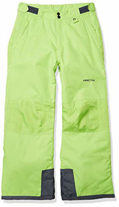 Picture of Arctix Kids Snow Pants with Reinforced Knees and Seat, Lime Green, Small