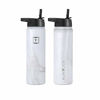 Picture of Iron Flask Sports Water Bottle - 22 Oz, 3 Lids (Straw Lid),Vacuum Insulated Stainless Steel, Modern Double Walled, Simple Thermo Mug, Hydro Metal Canteen