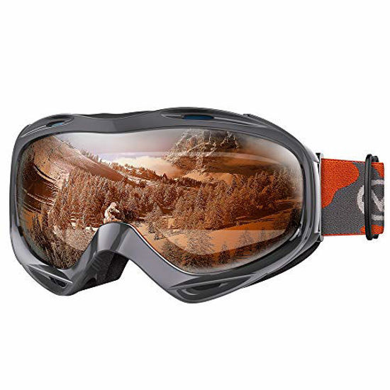 Orange store snowboard goggles