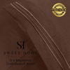 Picture of 1500 Supreme Collection Bed Sheet Set - Extra Soft, Elastic Corner Straps, Deep Pockets, Wrinkle & Fade Resistant Hypoallergenic Sheets Set, Luxury Hotel Bedding, King, Brown